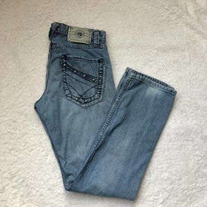 Pepe Jeans London Womens Light Wash Low Waist Straight Detailed Pockets 30x32